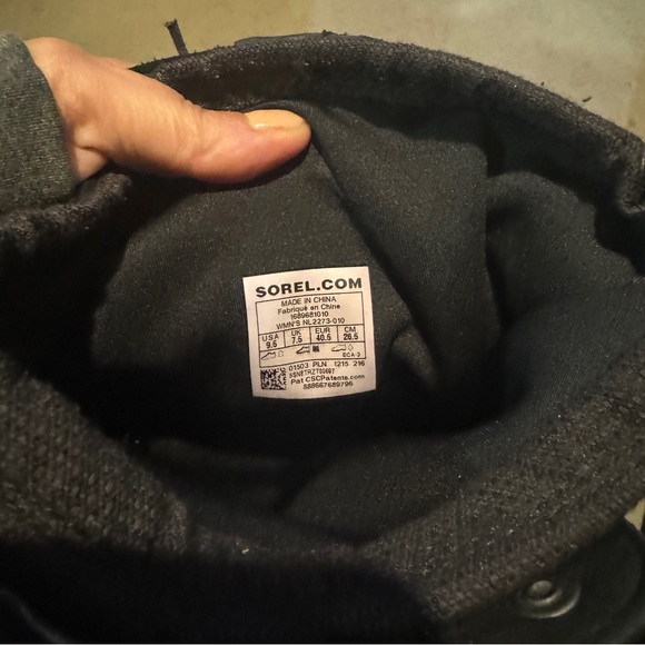 Sorel Carly Conquest ll Black Kettle Women’s Duck Boot - Picture 2 of 9